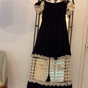 Never worn Off the shoulder maxi dress